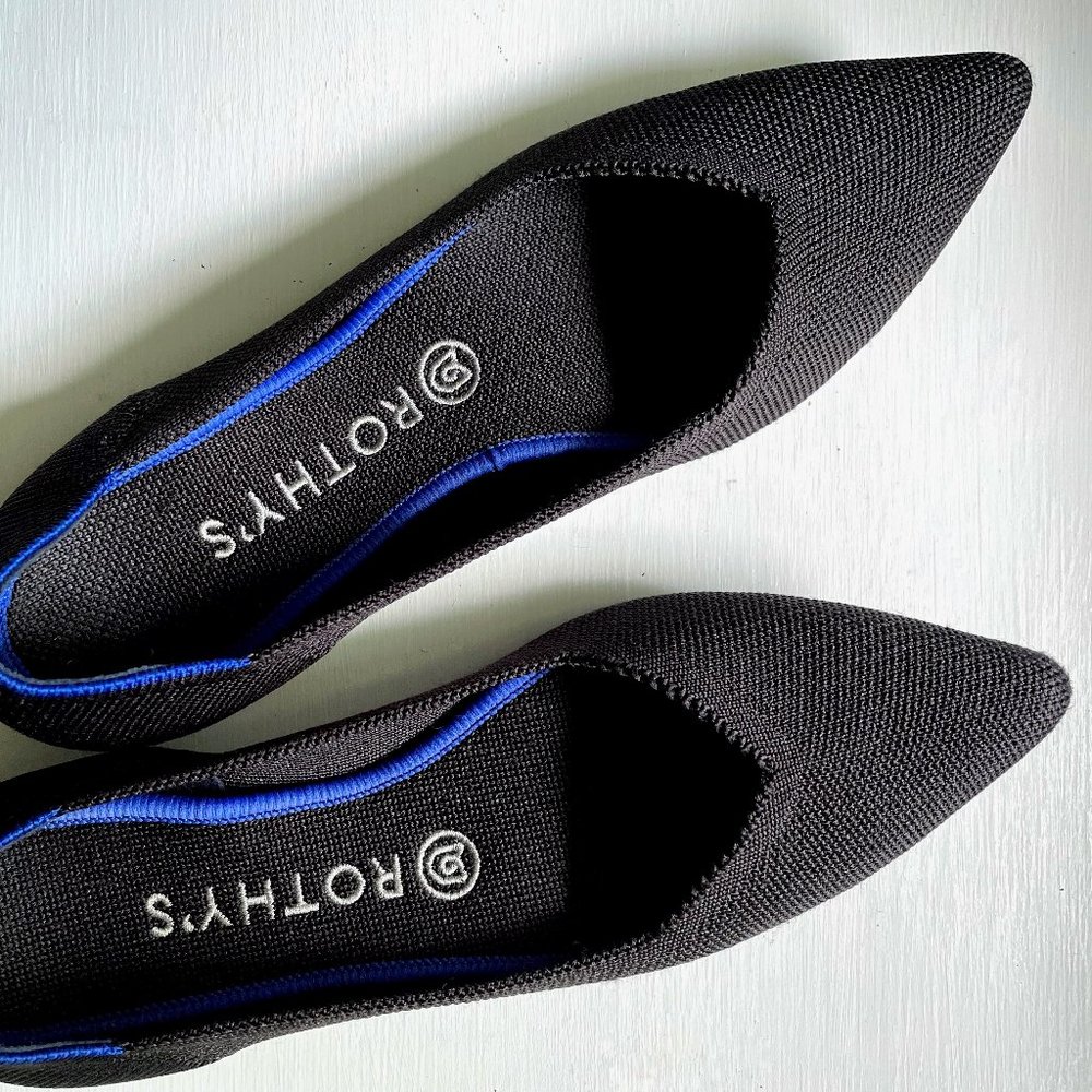 Rothys Black Flat